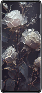 Силиконовый чехол Розы 2 для Oppo Find X5 - 5550u-2602 изображение 