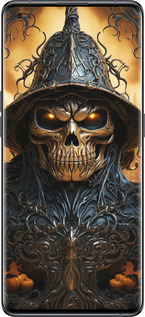 Силиконовый чехол Череп 2 для Oppo Find X5 - 5652u-2602 изображение 