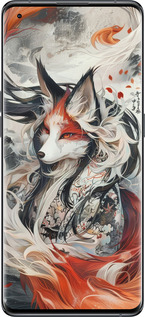 Силиконовый чехол Дух кицунэ' для Oppo Find X5 - 6107u-2602 изображение 