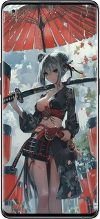 Силіконовий чехол Гейша-воїн для Oppo Find X5 - 6124u-2602 изображение 