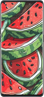Силиконовый чехол Арбуз для Oppo Find X5 - 6315u-2602 изображение 