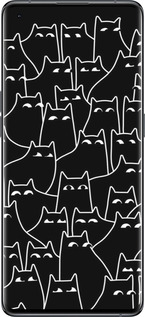 Силиконовый чехол С изображением кошек для Oppo Find X5 - 6470u-2602 изображение 