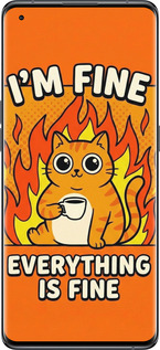 Силиконовый чехол Funny Cat для Oppo Find X5 - 6786u-2602 изображение 