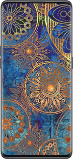 Силіконовий чехол Золотий візерунок для Oppo Find X5 - 678u-2602 изображение 