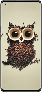 Силіконовий чехол Сова з кави для Oppo Find X5 - 777u-2602 изображение 