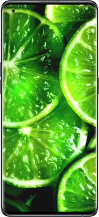 Силіконовий чехол Зелені часточки лимона для Oppo Find X5 - 852u-2602 изображение 