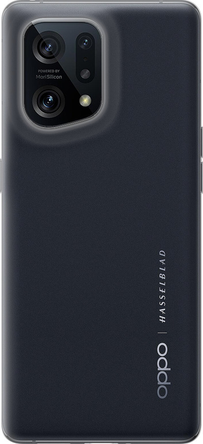 Силиконовый чехол Прозрачный для Oppo Find X5 - 5636u-2602 изображение 