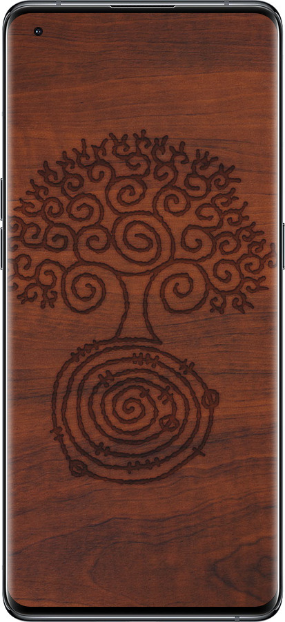 Силиконовый чехол Узор дерева для Oppo Find X5 - 4119u-2602 изображение 