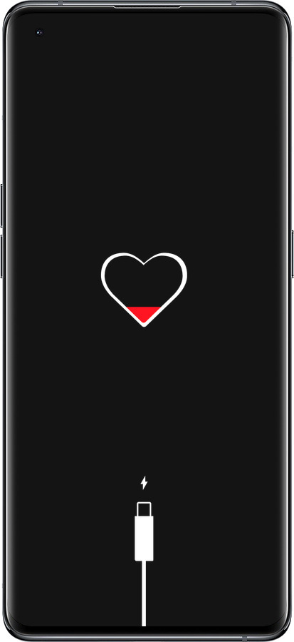 Силиконовый чехол Подзарядка сердца для Oppo Find X5 - 4274u-2602 изображение 