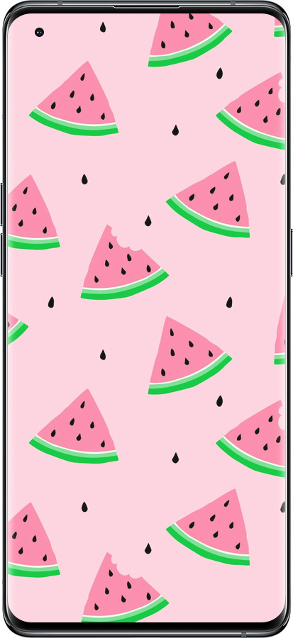 Силиконовый чехол Розовый арбуз для Oppo Find X5 - 4314u-2602 изображение 