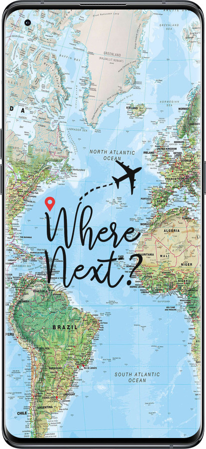 Силиконовый чехол Путешествие для Oppo Find X5 - 4503u-2602 изображение 