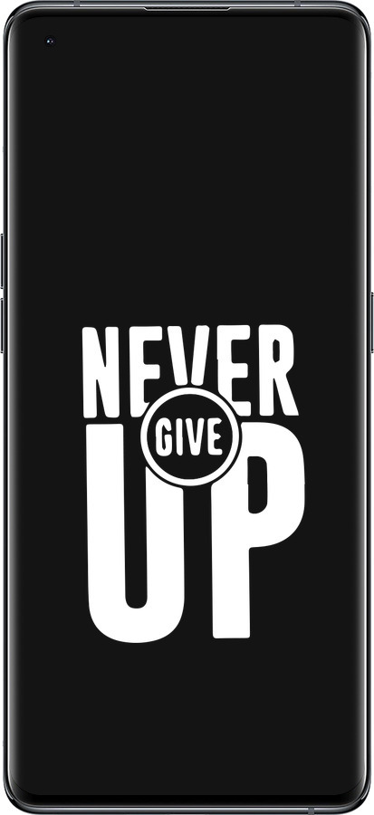 Силиконовый чехол Никогда не сдавайся для Oppo Find X5 - 4572u-2602 изображение 