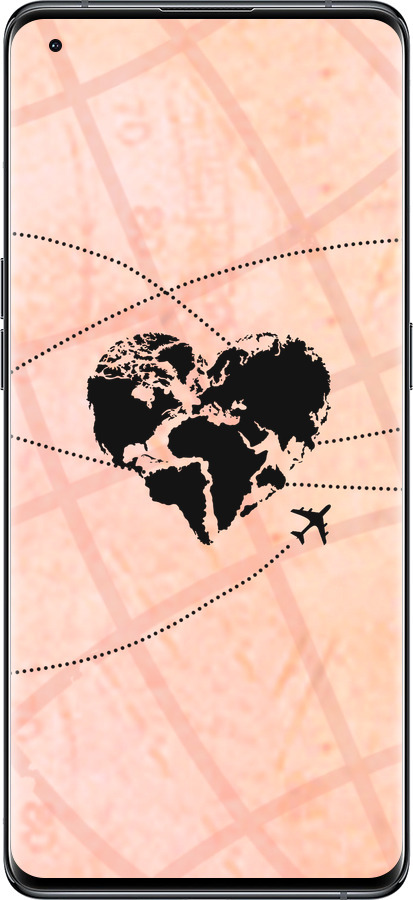 Силиконовый чехол Путешествуй для Oppo Find X5 - 4607u-2602 изображение 