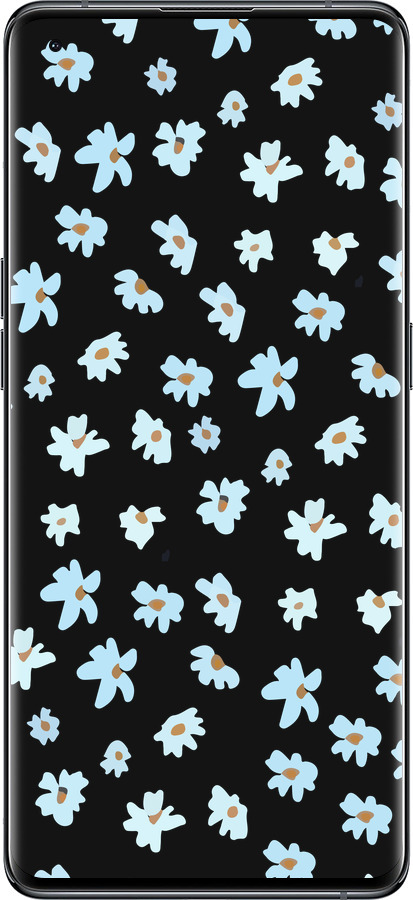 Силиконовый чехол Цветочный для Oppo Find X5 - 4900u-2602 изображение 