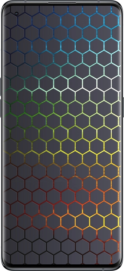 Силиконовый чехол Переливающиеся соты для Oppo Find X5 - 498u-2602 изображение 