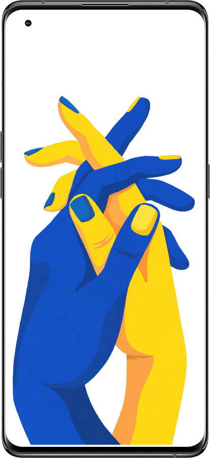 Силиконовый чехол Stand With Ukraine для Oppo Find X5 - 5255u-2602 изображение 