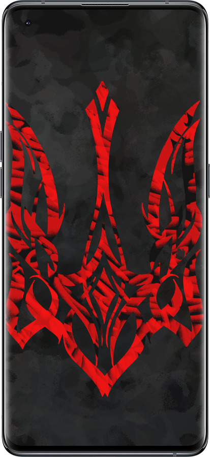 Силиконовый чехол Герб Украины v4 для Oppo Find X5 - 5319u-2602 изображение 