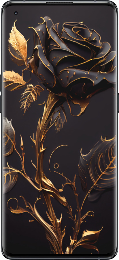 Силиконовый чехол Роза 3 для Oppo Find X5 - 5552u-2602 изображение 