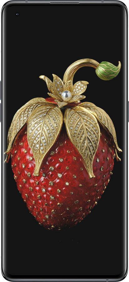 Силиконовый чехол Клубника v3 для Oppo Find X5 - 5638u-2602 изображение 