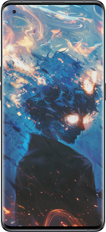 Силіконовий чехол Сатору Годжо для Oppo Find X5 - 6129u-2602 изображение 