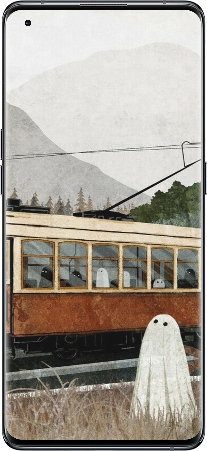 Силіконовий чехол Привид 2 для Oppo Find X5 - 6247u-2602 изображение 