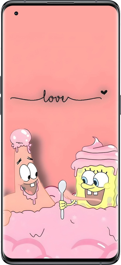 Силиконовый чехол Спанч Боб для Oppo Find X5 - 6282u-2602 изображение 