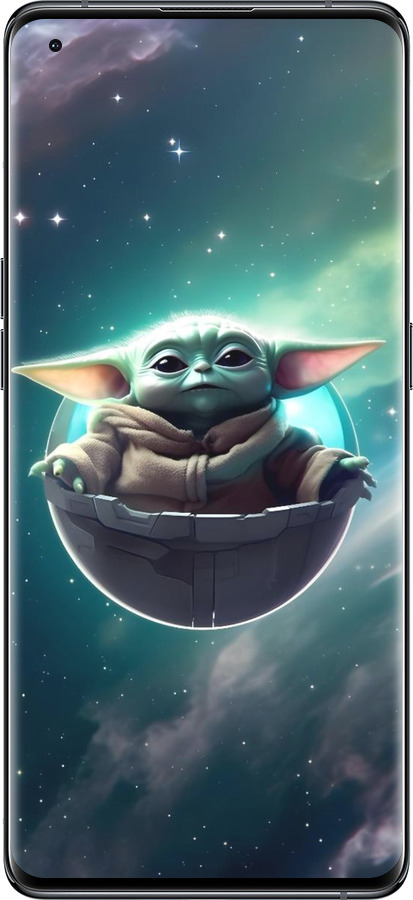 Силиконовый чехол Малышь йода для Oppo Find X5 - 6294u-2602 изображение 