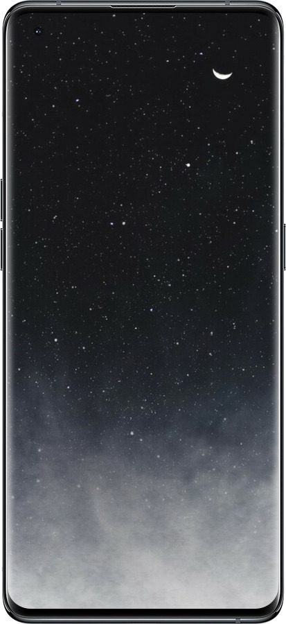 Силиконовый чехол Сині хмари, Синій місяць для Oppo Find X5 - 6396u-2602 изображение 