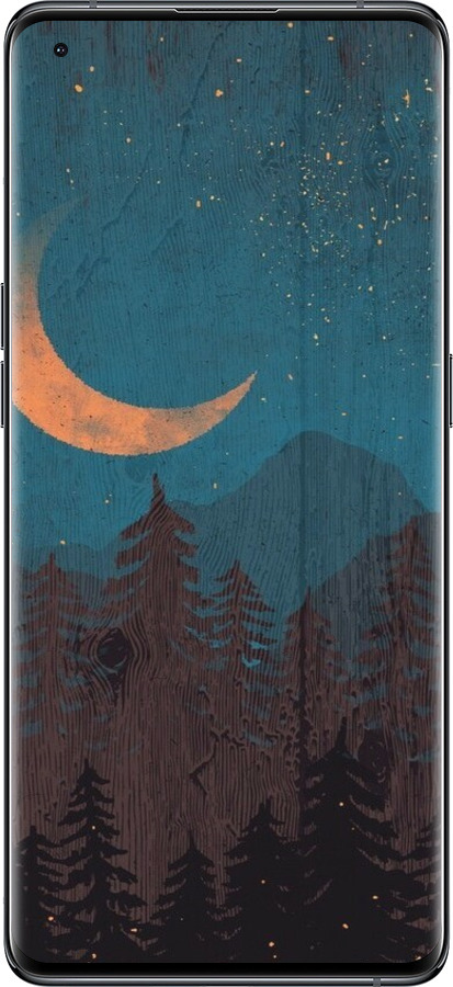 Силиконовый чехол Звездный лес для Oppo Find X5 - 6480u-2602 изображение 