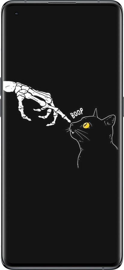 Силиконовый чехол Кошка для Oppo Find X5 - 6505u-2602 изображение 