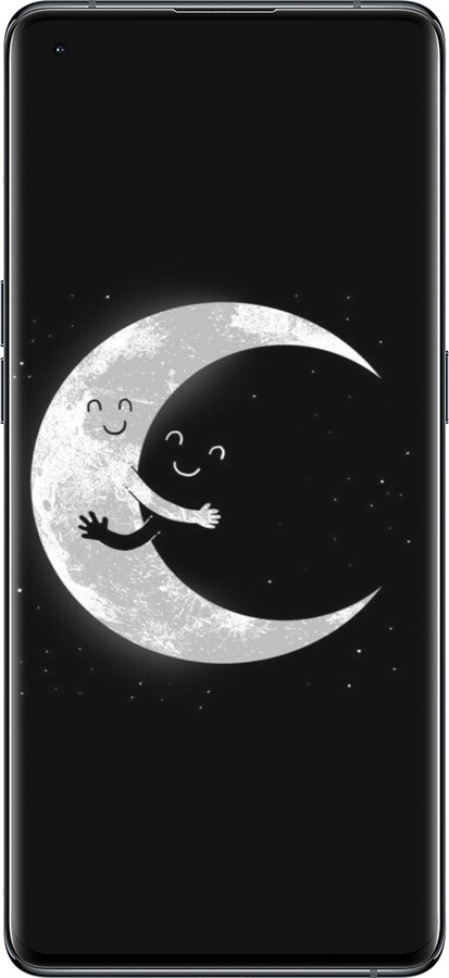 Силиконовый чехол Лунные объятия для Oppo Find X5 - 6508u-2602 изображение 