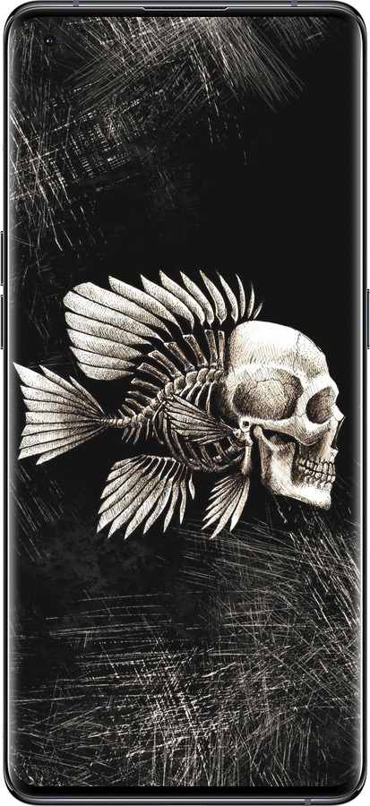 Силиконовый чехол Рыбо-человек для Oppo Find X5 - 683u-2602 изображение 