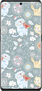 Силиконовый чехол Котята v3 для Oppo Find X6 Pro - 1223u-3041 изображение 