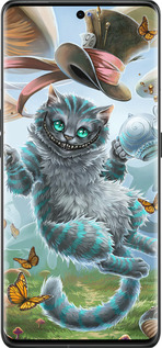 Силиконовый чехол Чеширский кот 2 для Oppo Find X6 Pro - 3993u-3041 изображение 