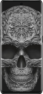 Силиконовый чехол skull-ornament для Oppo Find X6 Pro - 4101u-3041 изображение 