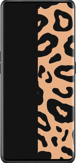 Силиконовый чехол Пятна леопарда для Oppo Find X6 Pro - 4269u-3041 изображение 