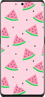 Силиконовый чехол Розовый арбуз для Oppo Find X6 Pro - 4314u-3041 изображение 