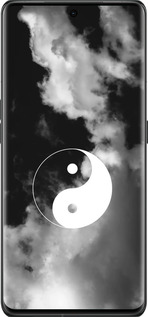 Силиконовый чехол Инь и Янь для Oppo Find X6 Pro - 4389u-3041 изображение 