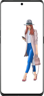 Силиконовый чехол Девушка 1 для Oppo Find X6 Pro - 4751u-3041 изображение 