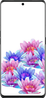 Силиконовый чехол Лотос для Oppo Find X6 Pro - 4862u-3041 изображение 