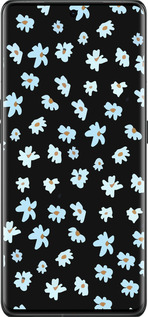 Силиконовый чехол Цветочный для Oppo Find X6 Pro - 4900u-3041 изображение 