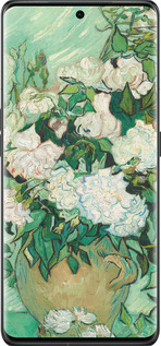 Силиконовый чехол Винсент Ван Гог. Ваза с розами для Oppo Find X6 Pro - 5543u-3041 изображение 