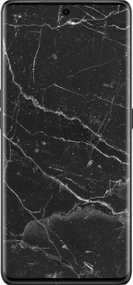 Силиконовый чехол Черный мрамор v2 для Oppo Find X6 Pro - 5568u-3041 изображение 