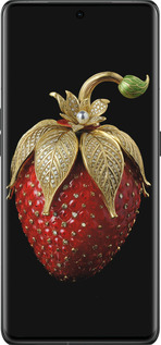 Силиконовый чехол Клубника v3 для Oppo Find X6 Pro - 5638u-3041 изображение 