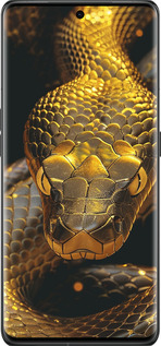 Силиконовый чехол Golden snake для Oppo Find X6 Pro - 6072u-3041 изображение 