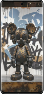 Силиконовый чехол Bronze kaws v2 для Oppo Find X6 Pro - 6098u-3041 изображение 