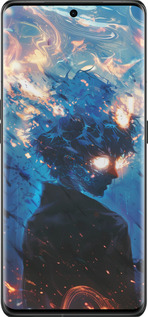 Силиконовый чехол Сатору Годжо для Oppo Find X6 Pro - 6129u-3041 изображение 