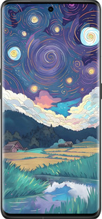 Силиконовый чехол Креативный арт для Oppo Find X6 Pro - 6322u-3041 изображение 