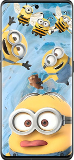 Силиконовый чехол Миньоны для Oppo Find X6 Pro - 6386u-3041 изображение 