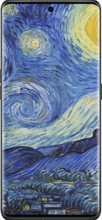 Силиконовый чехол «Звездная ночь» Винсента Ван Гога для Oppo Find X6 Pro - 6433u-3041 изображение 